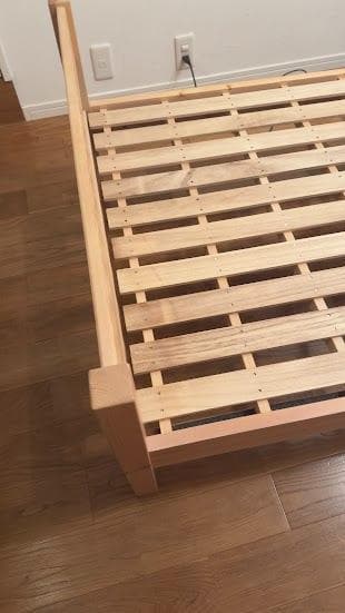 無印良品　木製ベッドフレーム　パイン材 シングル 送料込み