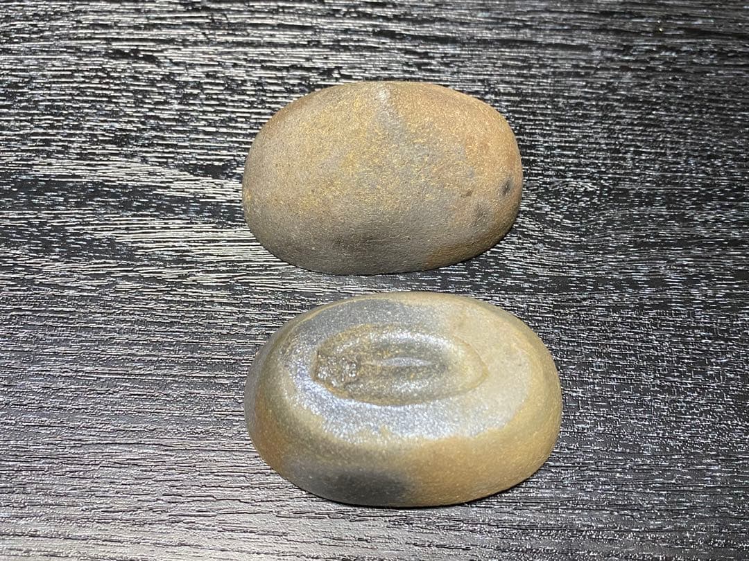 丹波　栗香合　木箱付き　茶道具　栗型　香入