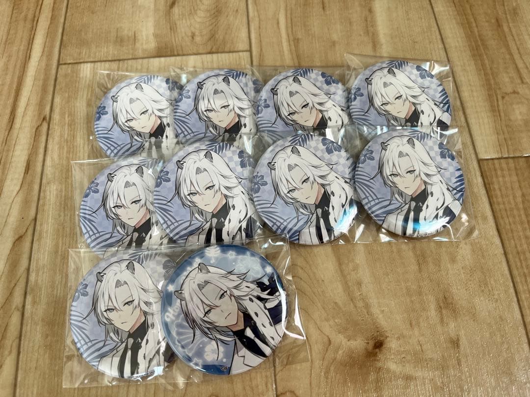 HoneyVibes ハニヴ アルヴィン 缶バッジ ワングー エビテン ハニヴ