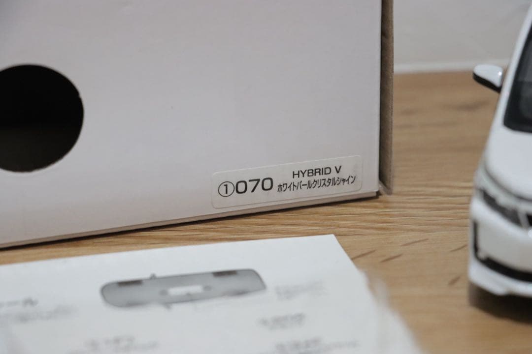 キ*ン様 ヴォクシー voxy ８０系前期 カラーサンプルミニカー　ハイブリッド