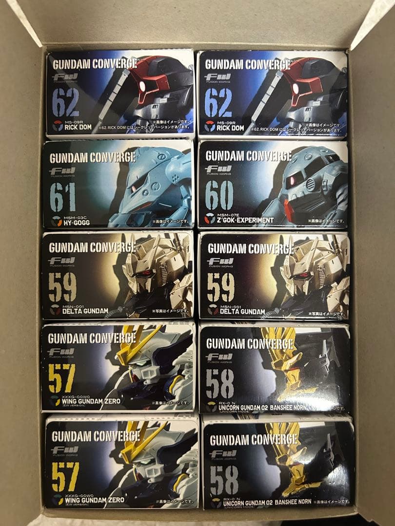 d*2様 【希少】未開封 ガンダムコンバージ 旧弾 BOX 引退 まとめ売り