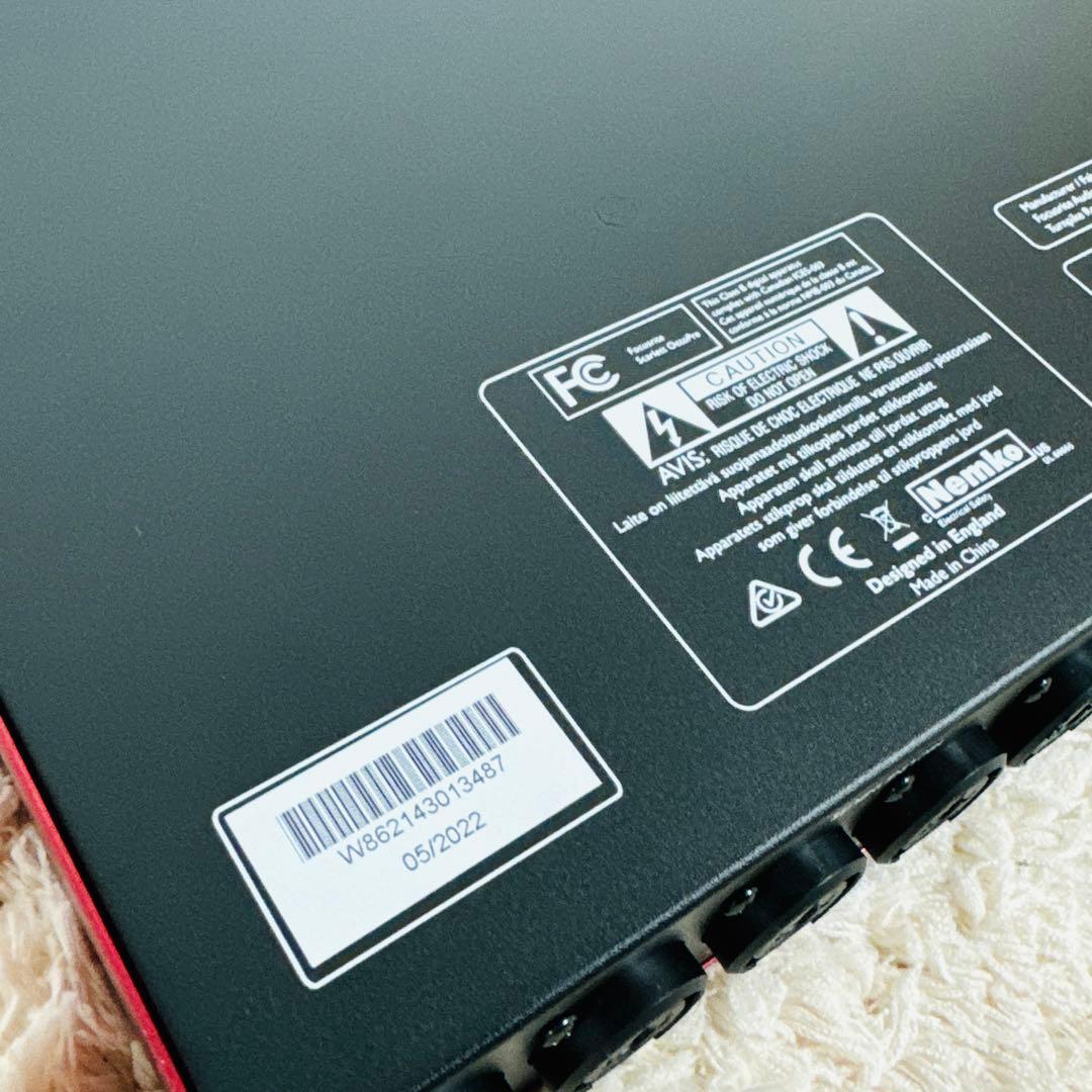 箱付き　極美品　Focusrite Scarlett OctoPre ADAT