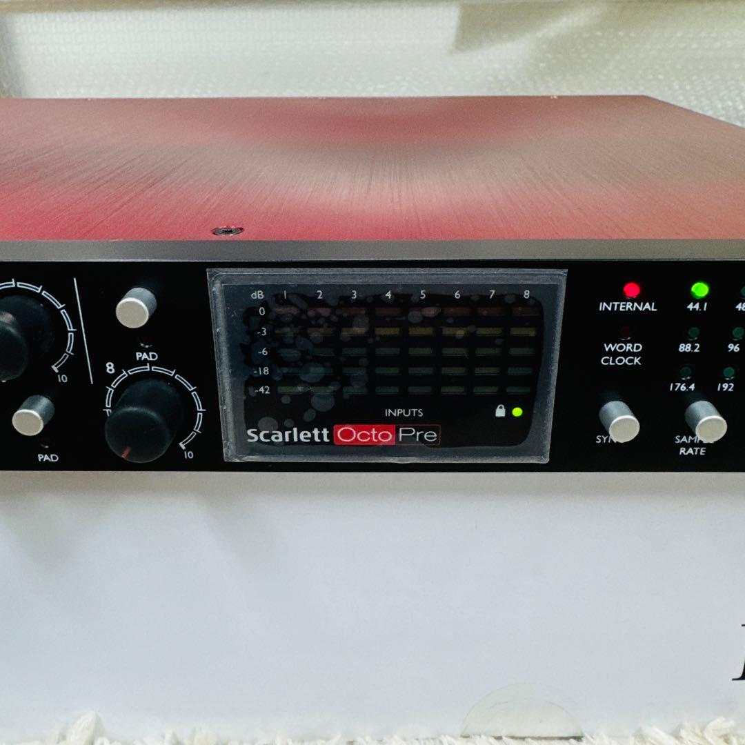 箱付き　極美品　Focusrite Scarlett OctoPre ADAT