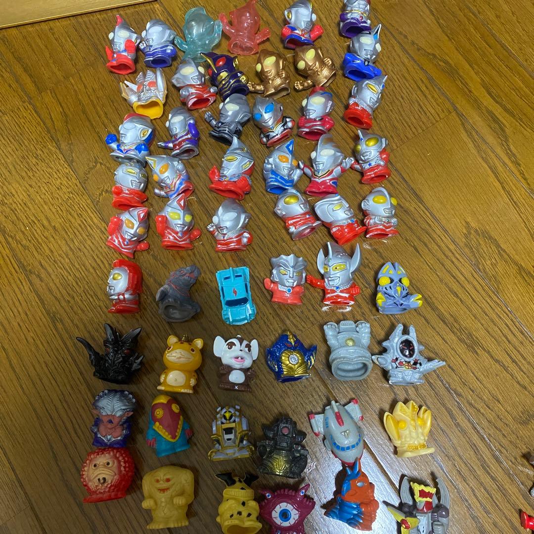 激レア!! ウルトラマン指人形クリアver.5体セット ウルトラマン指人形