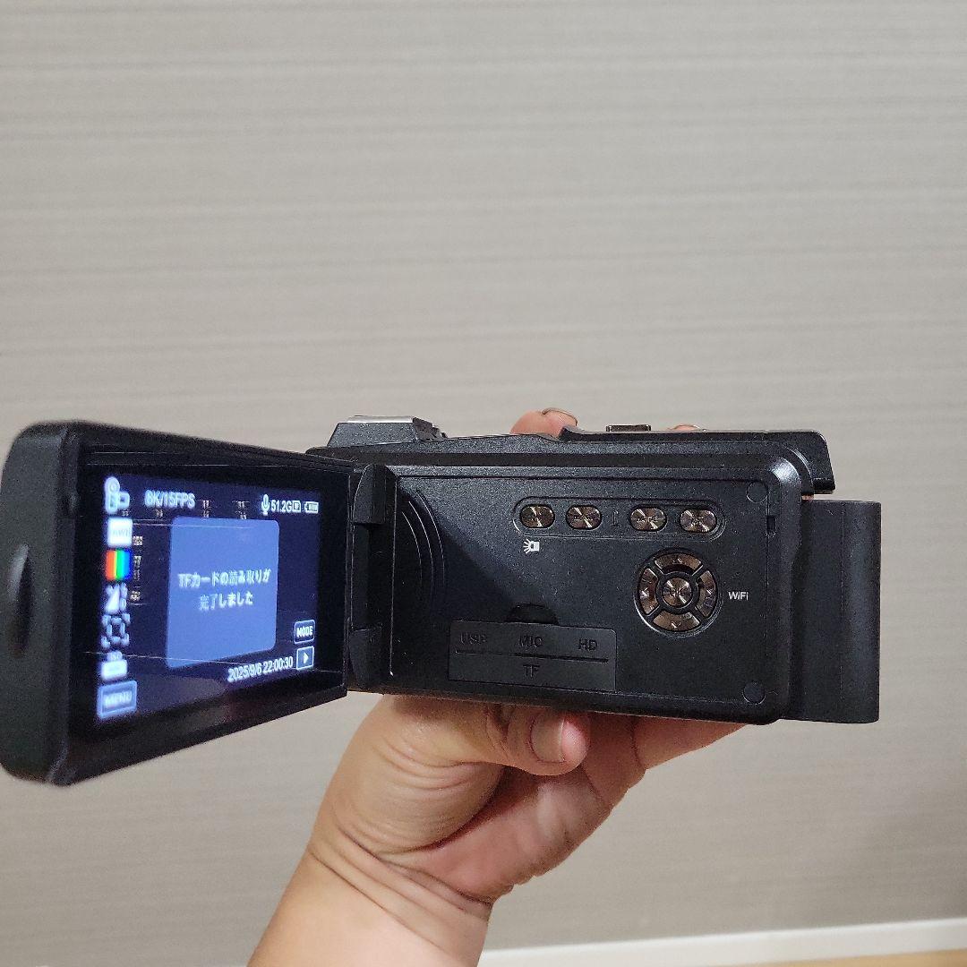 8K ビデオカメラ 本体6400万画素　 ハンディカム　高画質　1回使用、新品