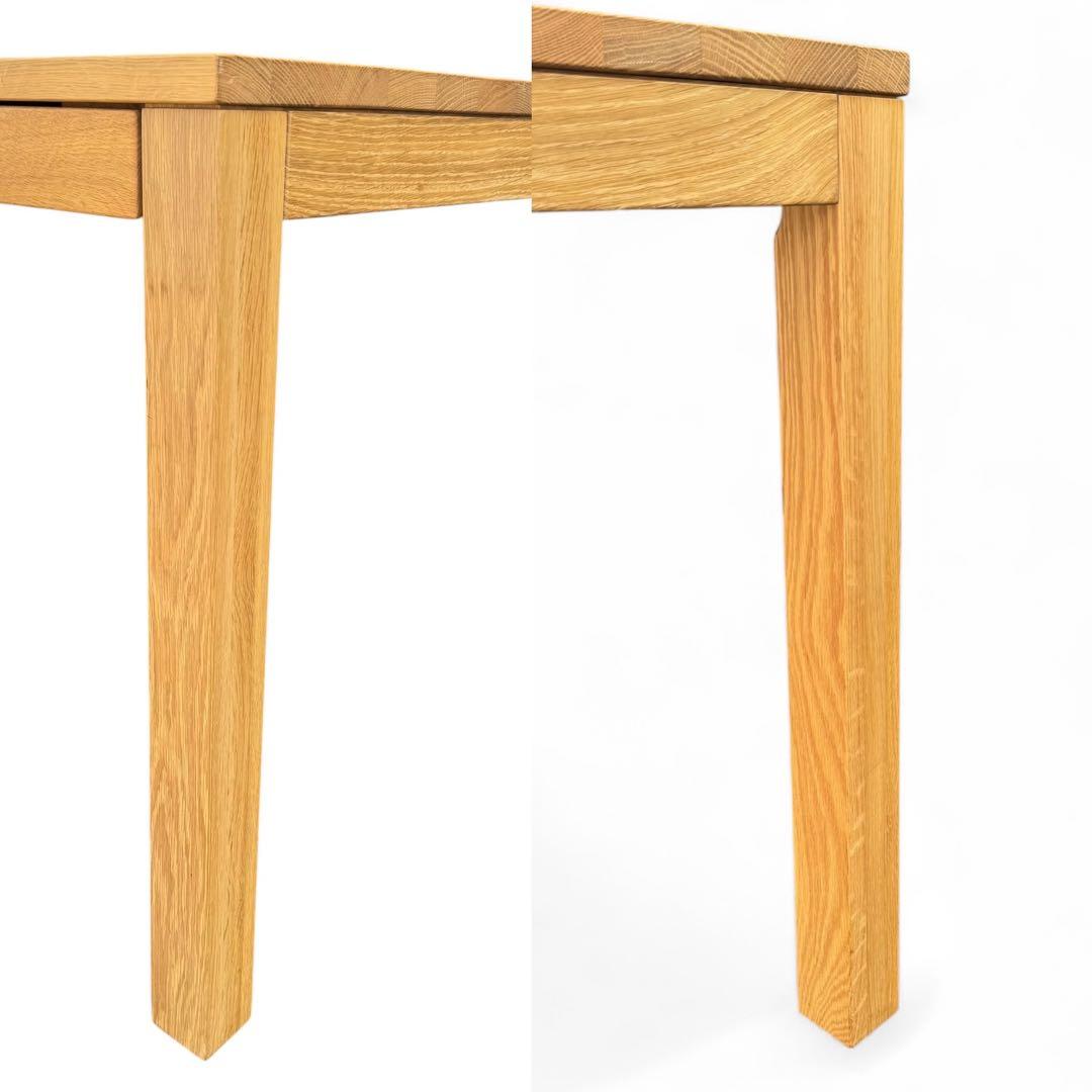 【美品】無印良品 MUJI 140cm ダイニングテーブル 引出付 2021年