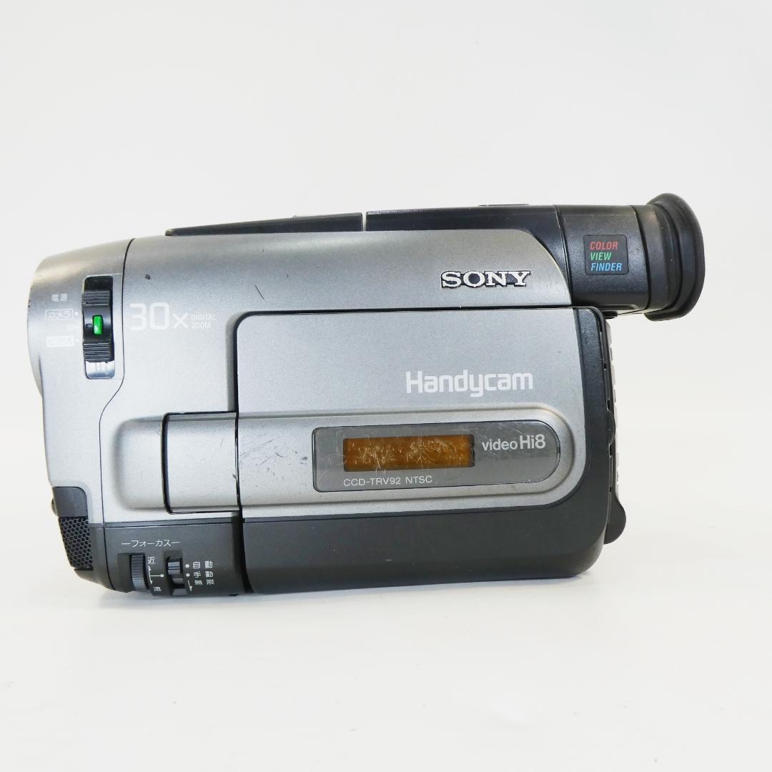 動作良好ソニー CCD-TRV92 VideoHi8ビデオカメラ DVD化に最適