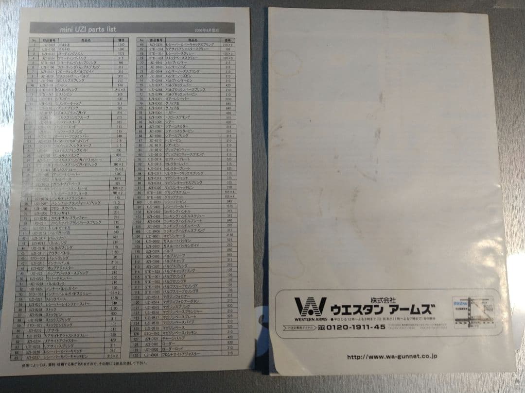 激レア極美品！WA製ミニウージー　ガスブロ！ガス漏れ無し！