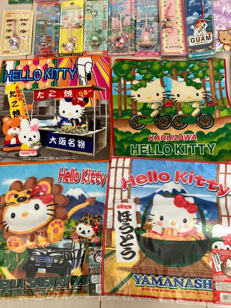 ご当地キティ ファスナーマスコット＆根付け246個セット まとめ売り ご