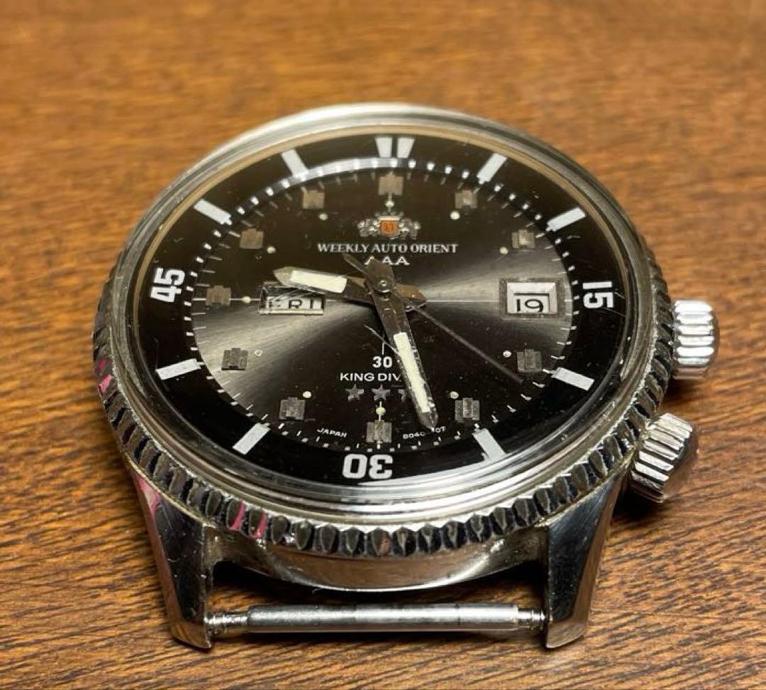 オリエント キングダイバー30石 T104904 ビンテージ稼働品