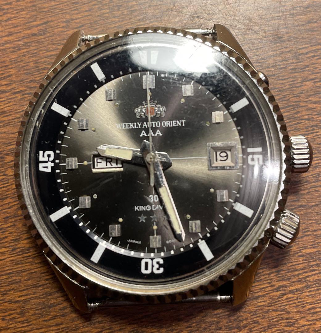 オリエント キングダイバー30石 T104904 ビンテージ稼働品