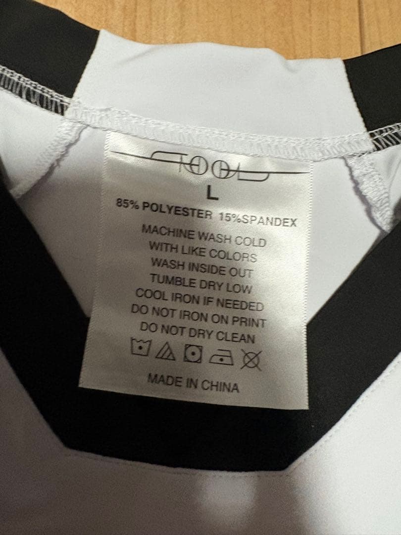 tool 来日 限定品 サッカーシャツ size L 未使用