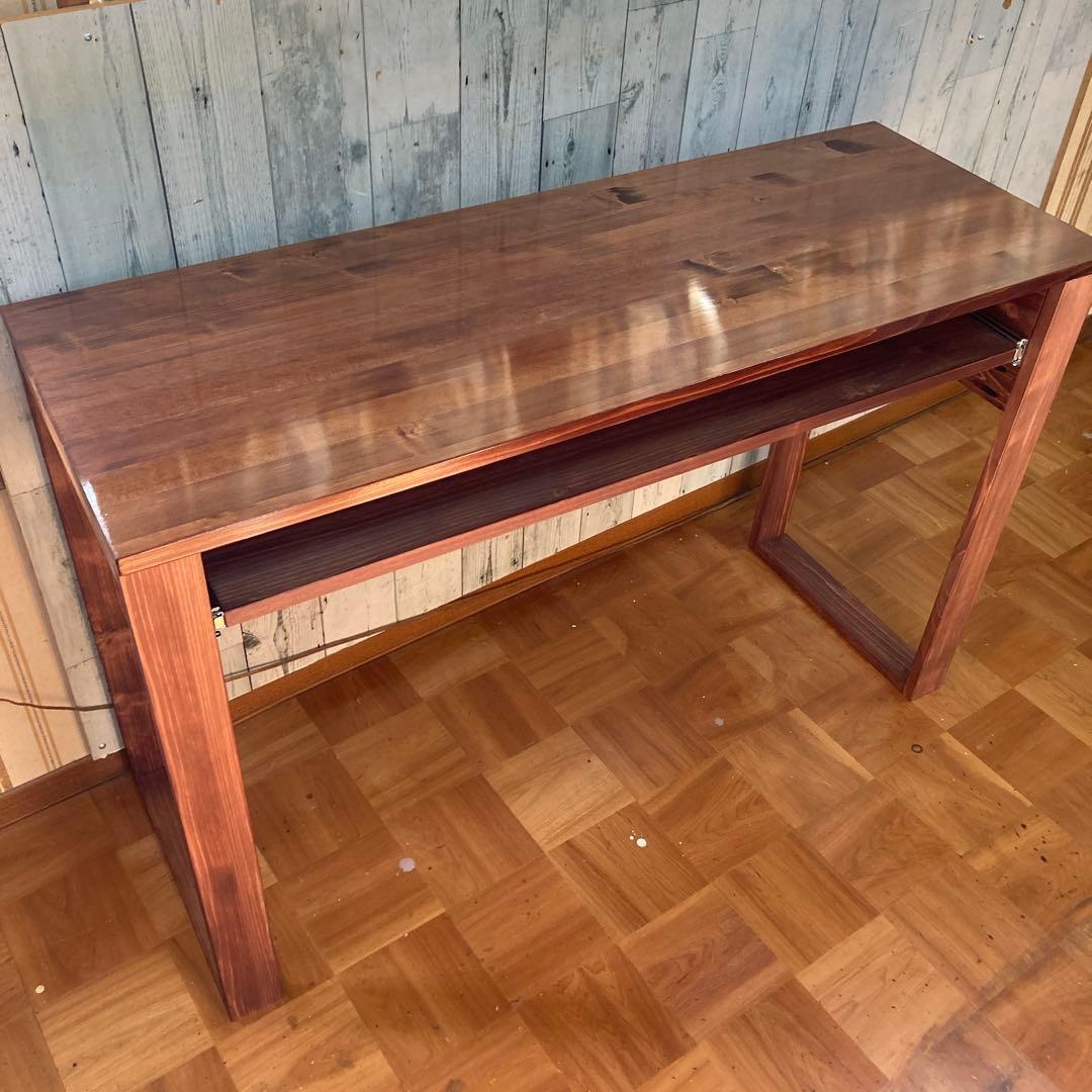 DTM スライドテーブル 幅110cm ヒノキの集成材