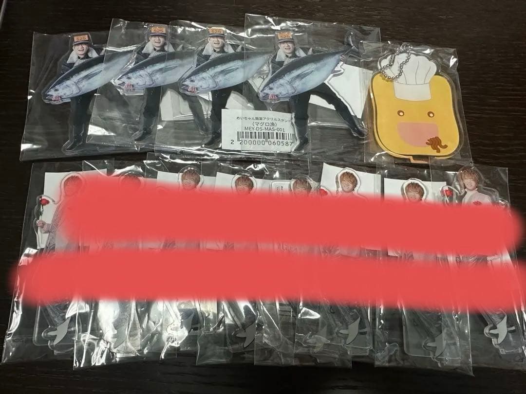 めいちゃん アクスタ マグロ漁師 いちごみるくあきら やきそばパン特典 めいちゃん アクスタ マグロ漁師 いちごみるくあきら やきそばパン特典