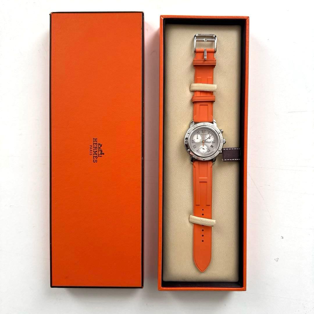 エルメス クリッパーダイバー CP2.410 2779816 SS シルバー