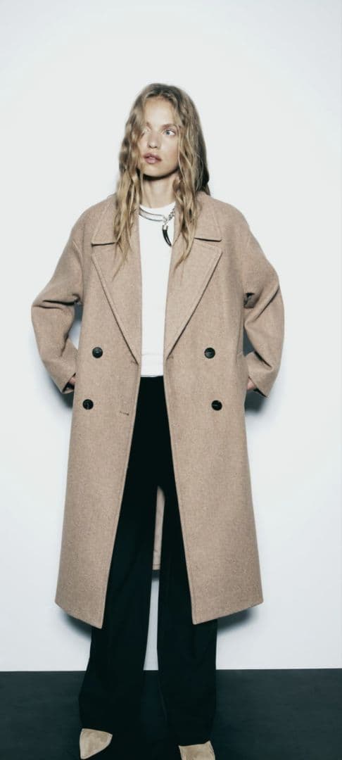 ZARA オーバーサイズソフトコート XXS 新品 タグ付き - メルカリ