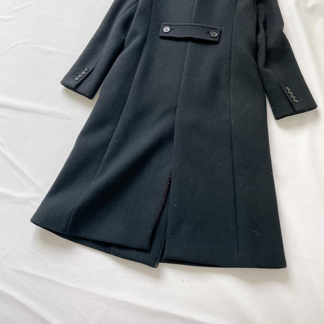 美品】LOVELESSチェスターコート ダブル ウールメルトン 上衿ベルベット