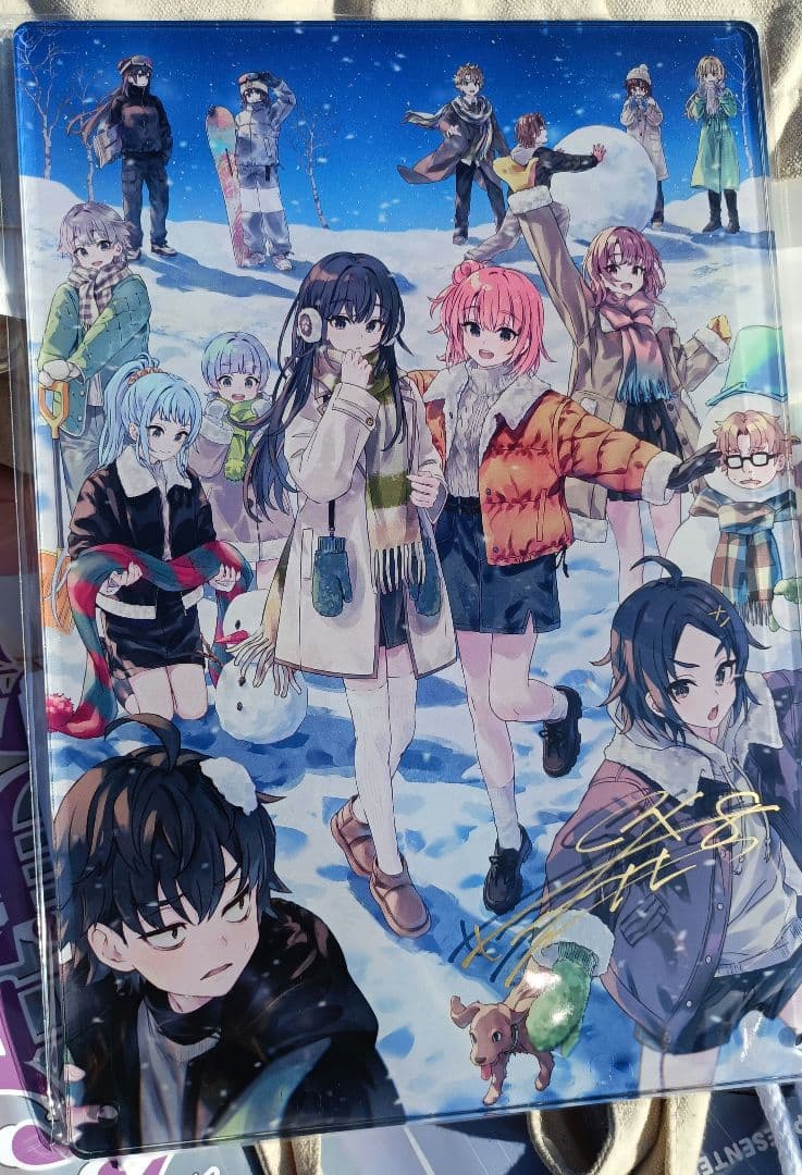 c107 ぽんかん⑧ vividcolor サイン入りアクリルボード