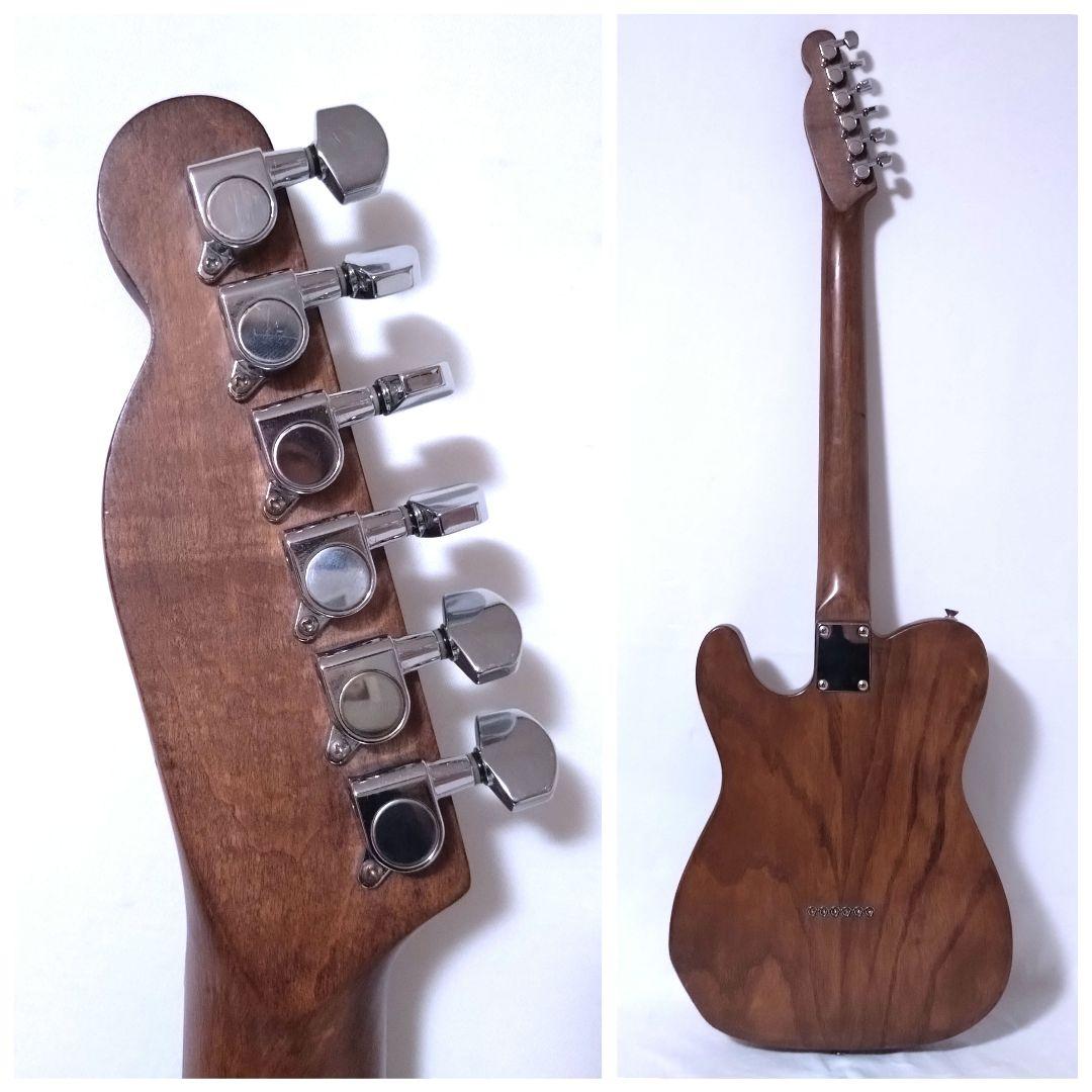 ノーブランド テレキャスタータイプ カスタム仕様 ナチュラルウッド P-90