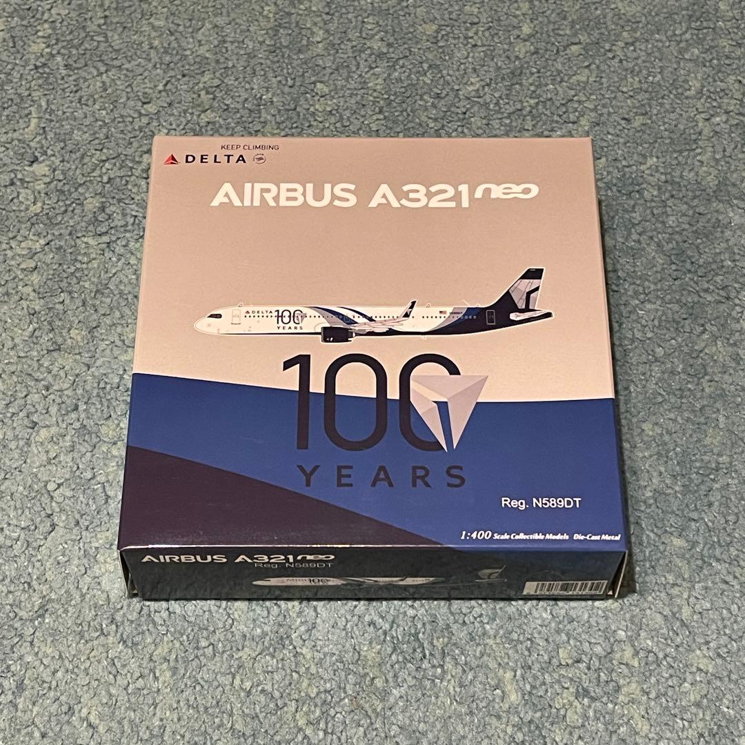 DELTA A321neo デルタ航空 100周年 エアーバス NG 1:400