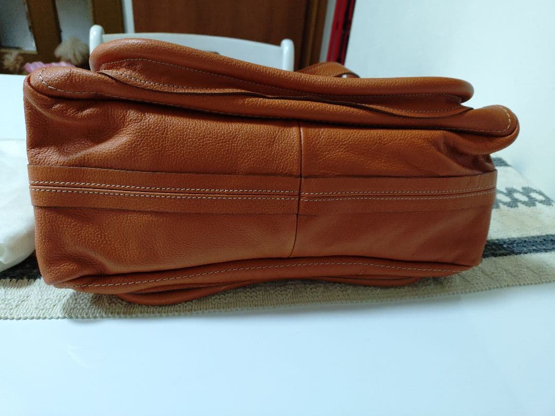 超美品　Chloé パラティ【最終値下げ】　オレンジ レザー ショルダーバッグ