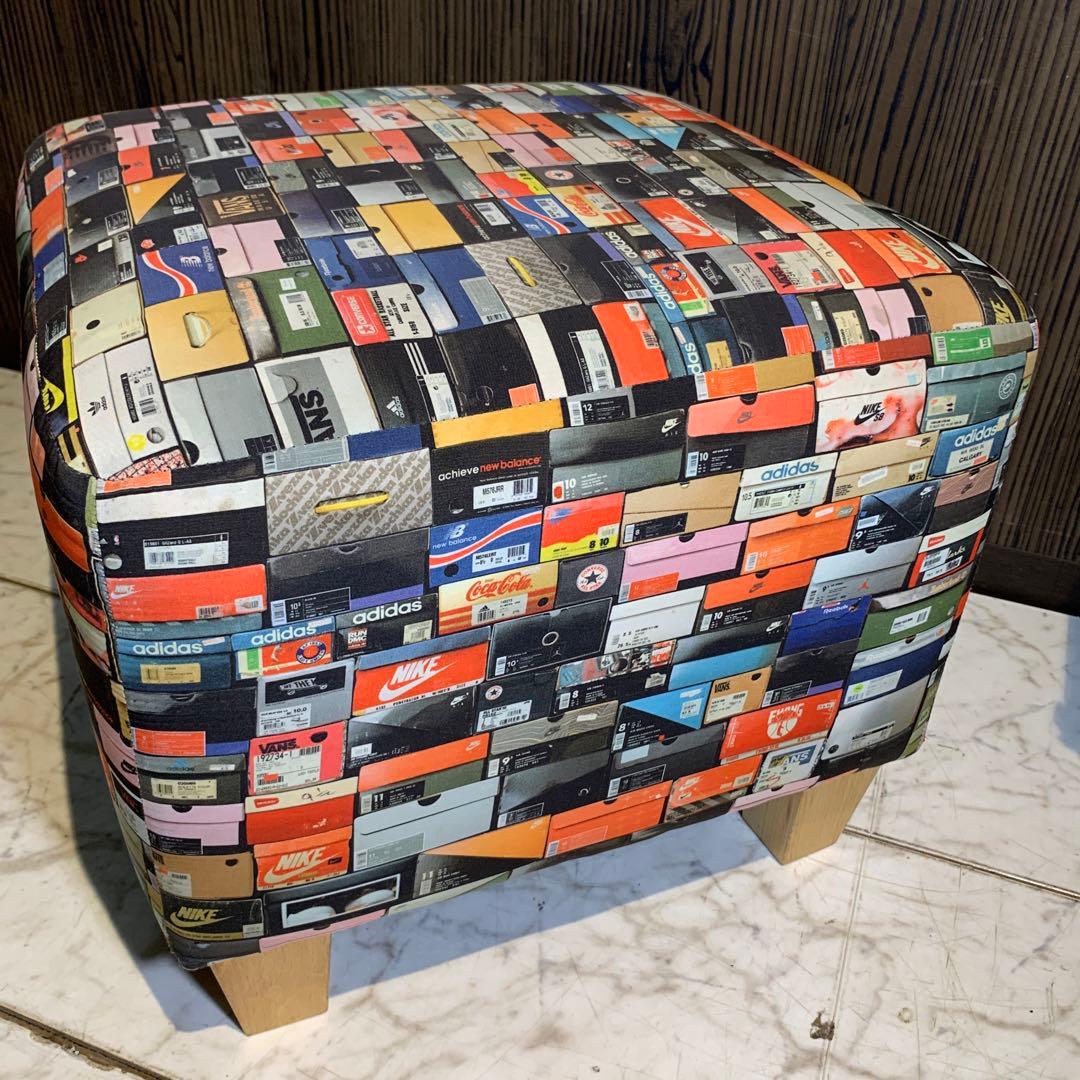 アップルバム applebum K.B.A.S.柄 オットマン 椅子 NIKE