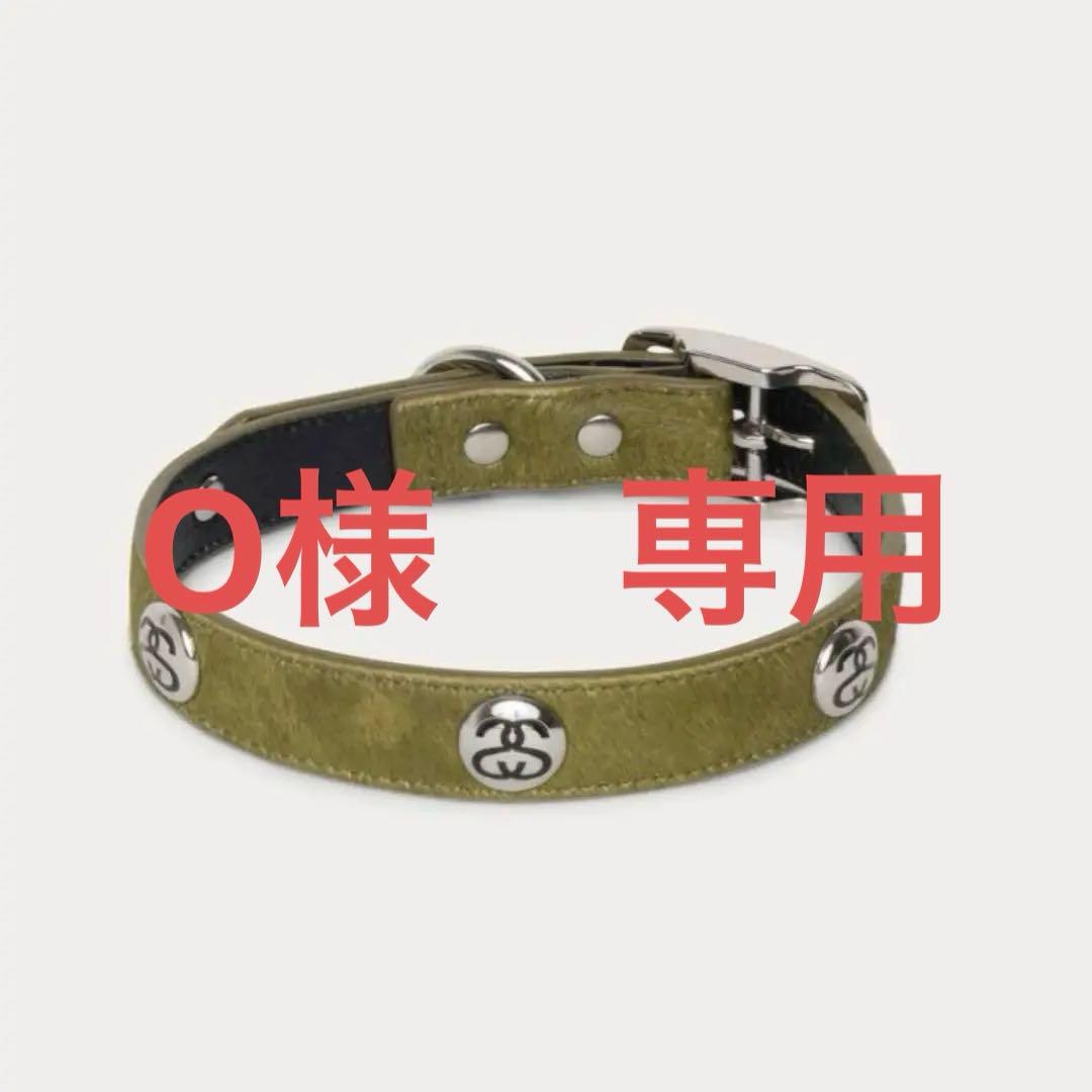 STUSSY STUDDED DOG COLLAR メタルロゴ 犬 首輪 STUSSY STUDDED DOG