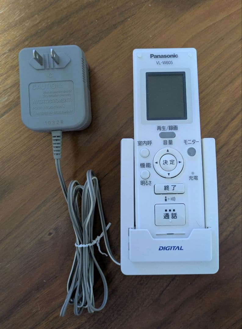 Panasonic VL-W605 リモコン Panasonic VL-w605 デジタルインターホンリモコン 概要 ワイヤレス