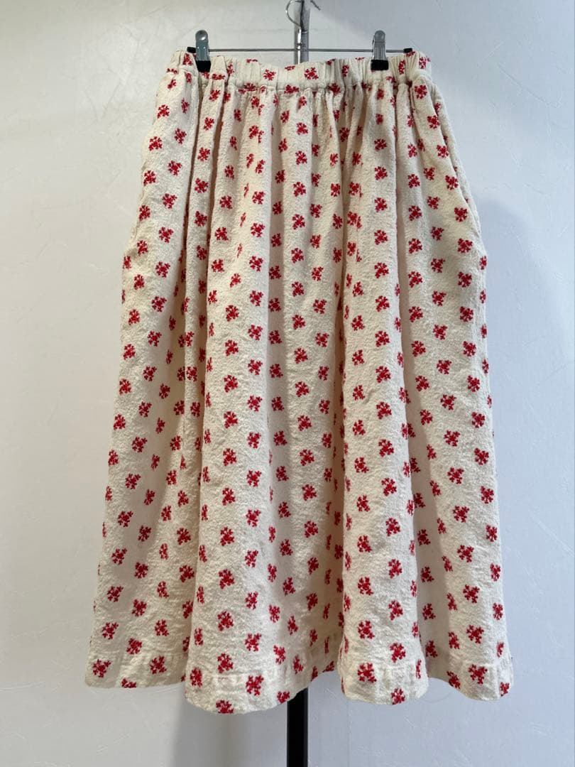 2021AW コムデギャルソンガール　刺繍スカート