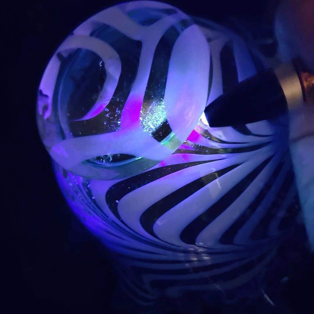 骨董 時代ガラス 希少 電笠フリル 掻き揚げ紋 水色ガラス 菓子鉢 ウラン1