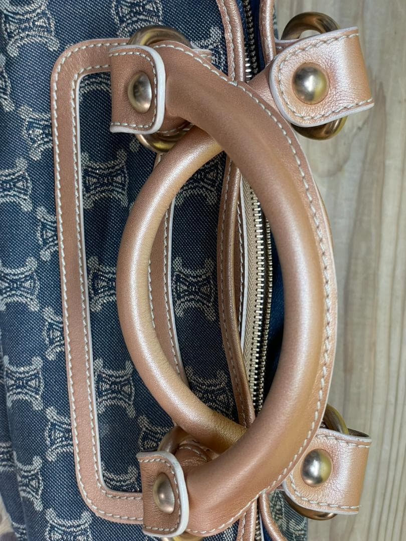 s*i様 CELINE セリーヌ パリ マカダム ブギーバッグ デニム ハンドバ