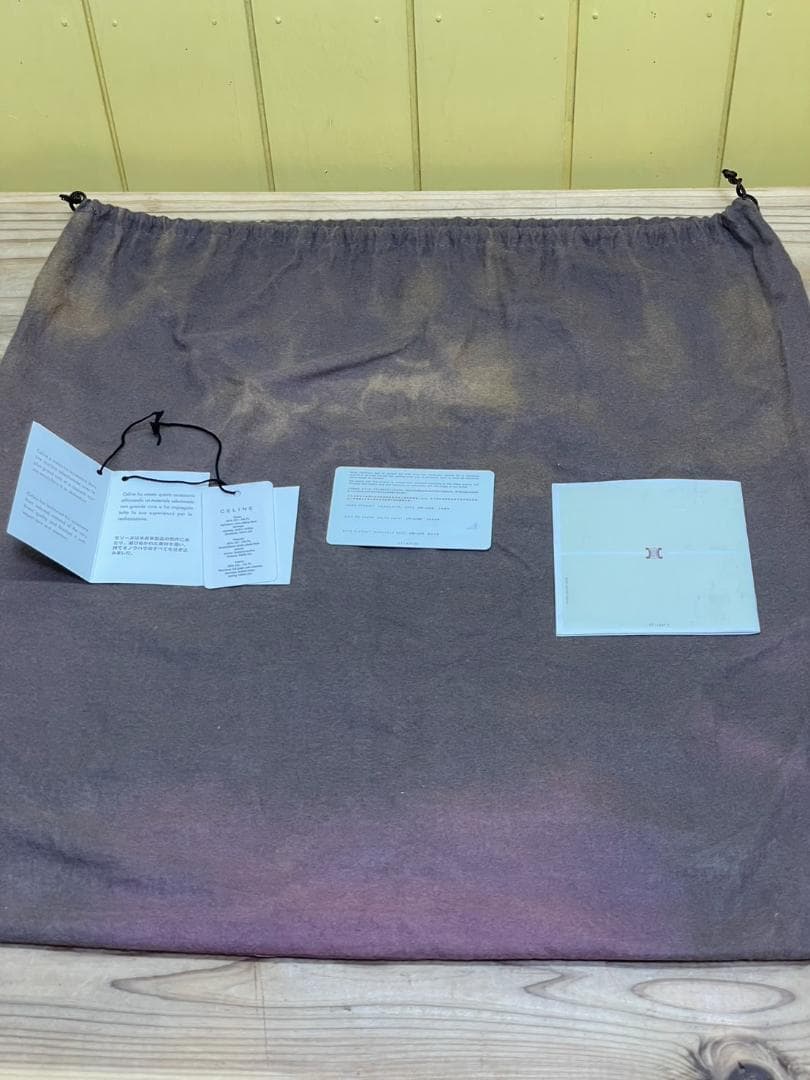 s*i様 CELINE セリーヌ パリ マカダム ブギーバッグ デニム ハンドバ