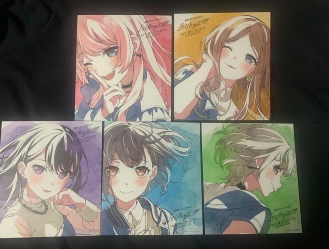 バンドリ MyGO!!!!! 後編 入場者特典 色紙風カード 5種 コンプ - メルカリ