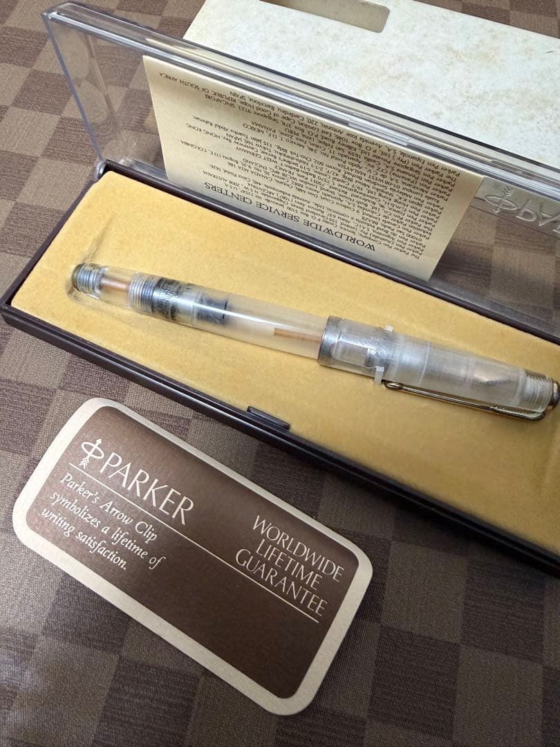 パーカー万年筆透明なペン、珍しい 第5世代の筆記具】パーカー インジェニュイティ レビュー - YouTube
