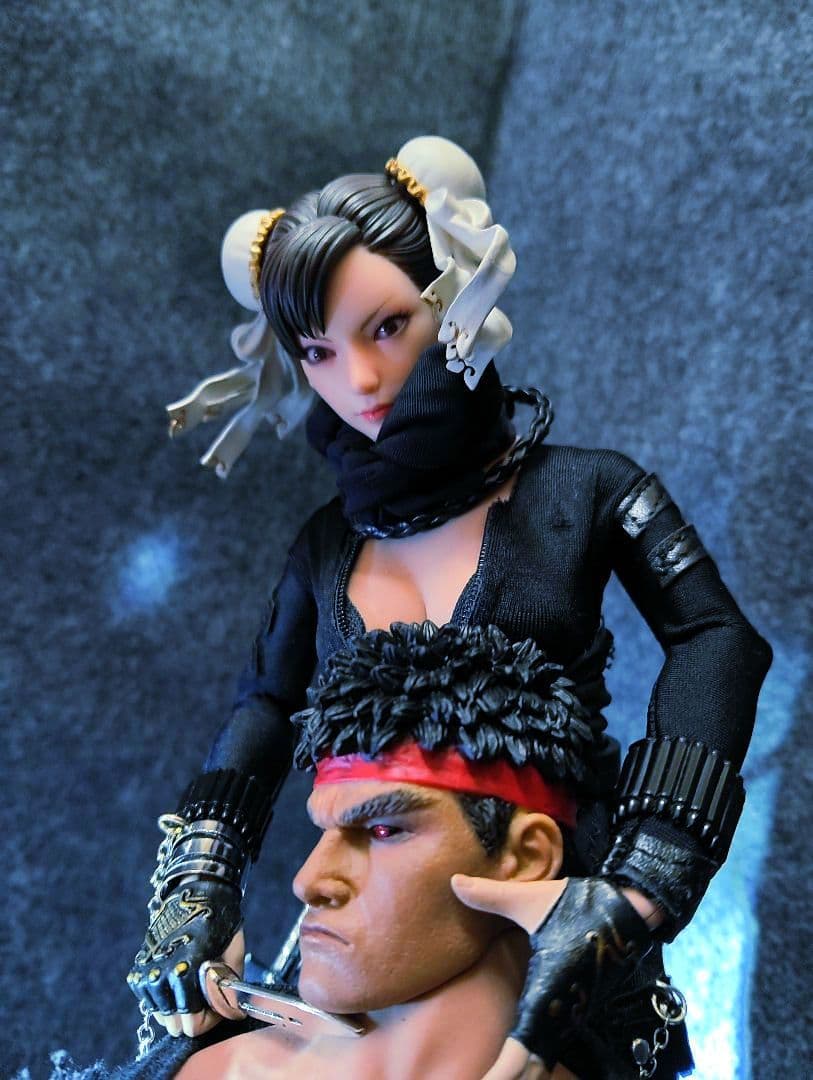 CAPCOM.1/6.春麗.[暗殺者(黒ver)]眼球可動!12/25迄の出品!