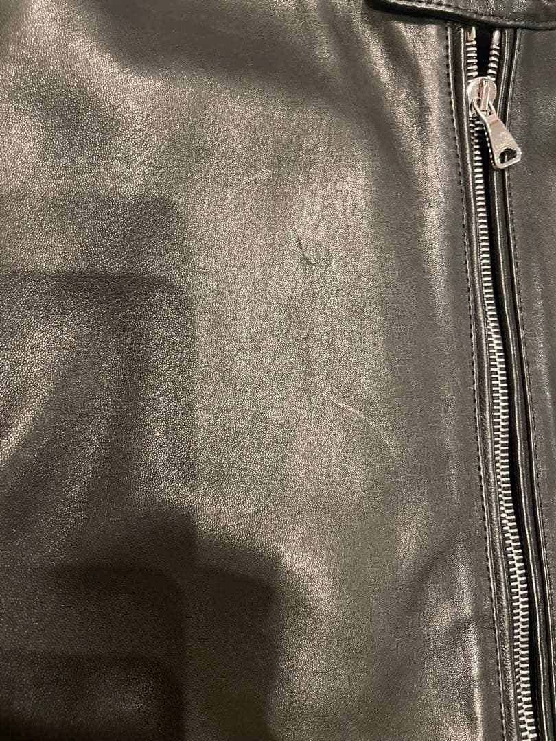 EMMETI × 千場義雅 コラボ 菅原靴店 シングルライダース サイズ48