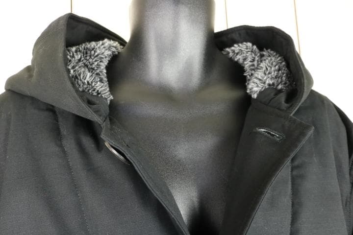 ブラックＬ　23AW【新品】☆CALEE：ミリタリータイプ　オーバーコート