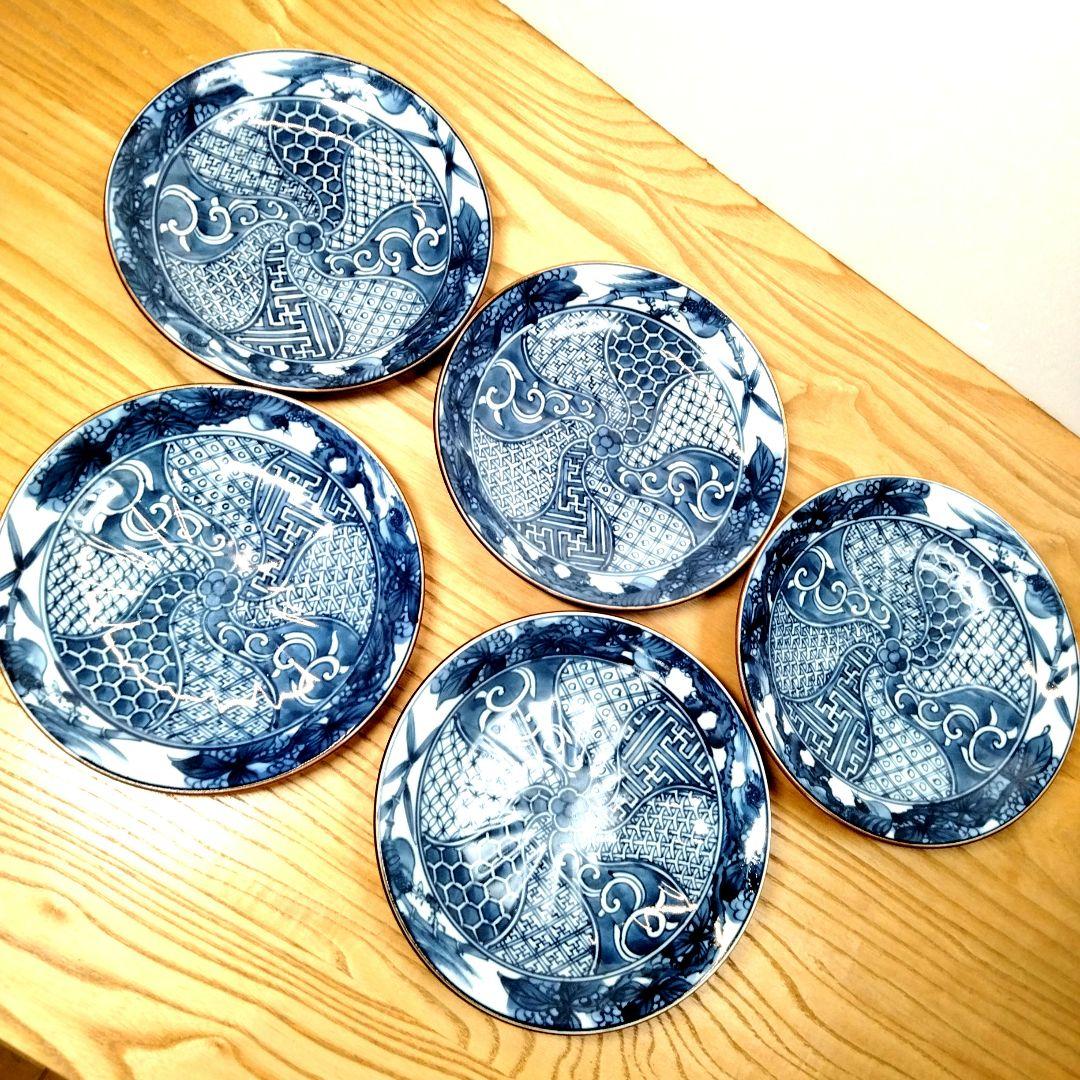 ☆ 加藤利昌 清水焼 染付中皿