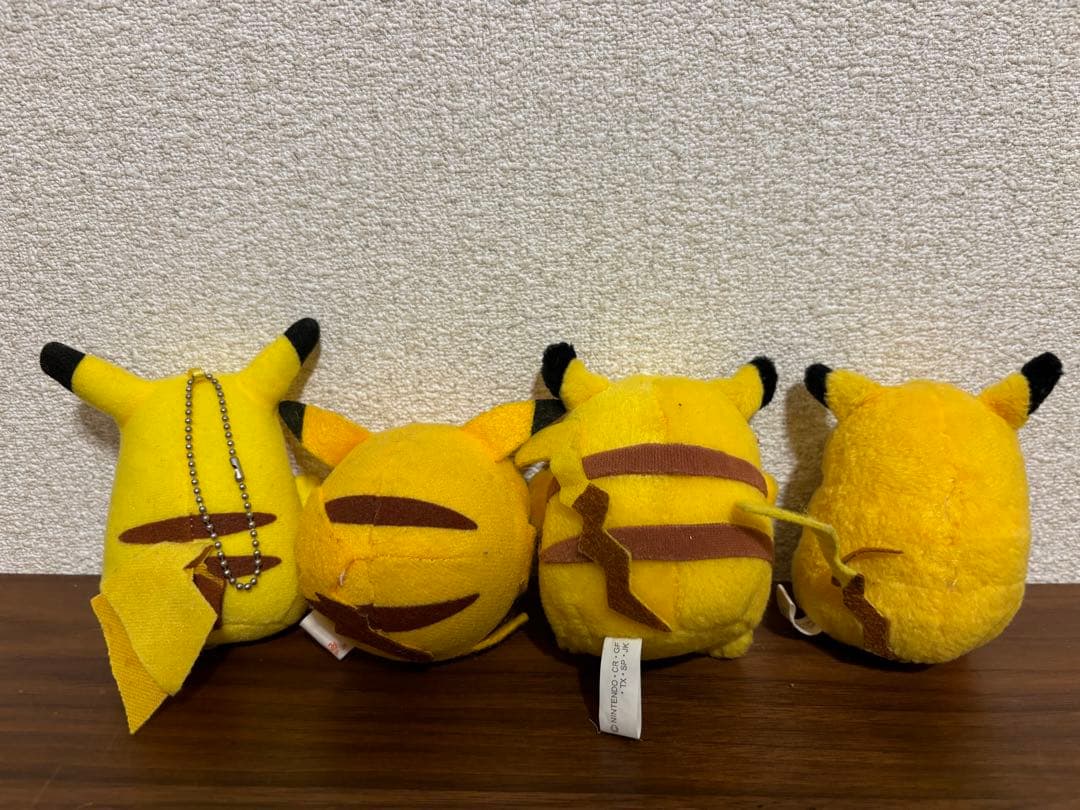 レア　希少　ピカチュウ ぬいぐるみセット 大中小