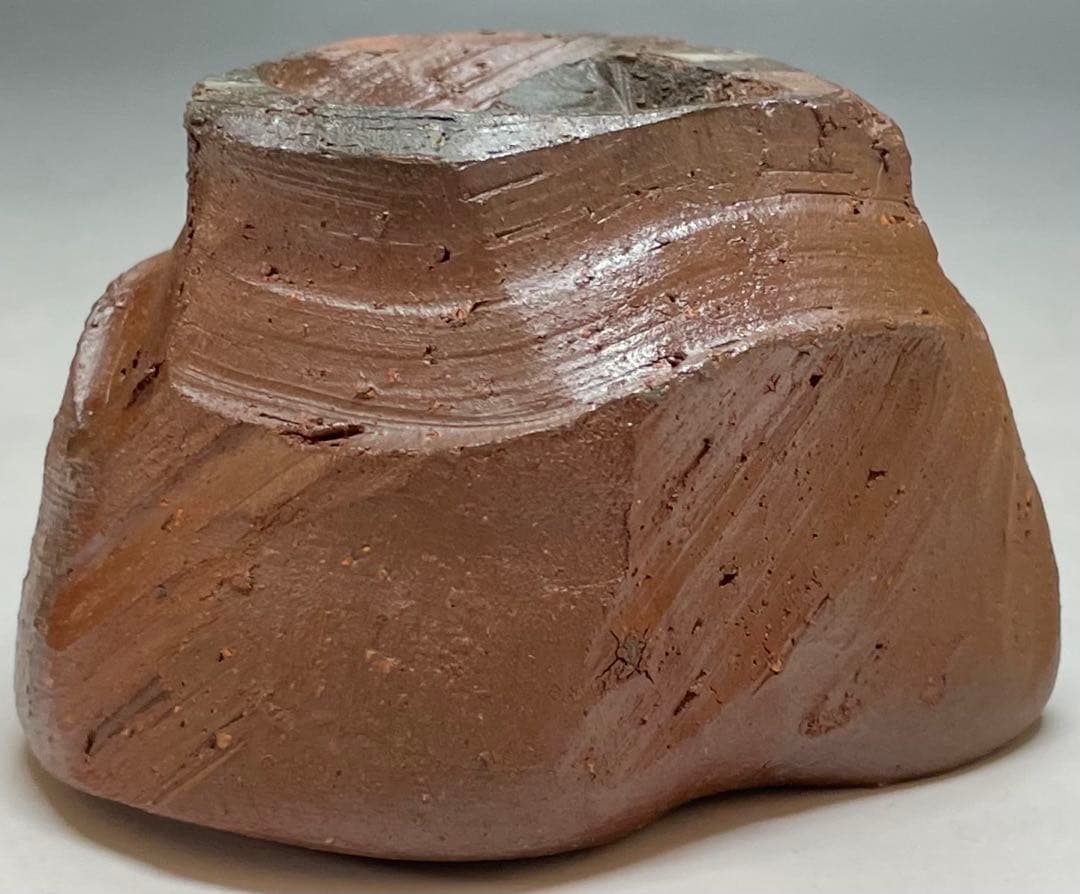 末石泰節　備前徳利　ぐい呑　備前焼　共箱　栞 　C5543