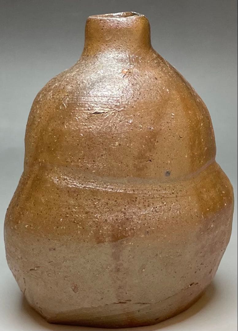 末石泰節　備前徳利　ぐい呑　備前焼　共箱　栞 　C5543