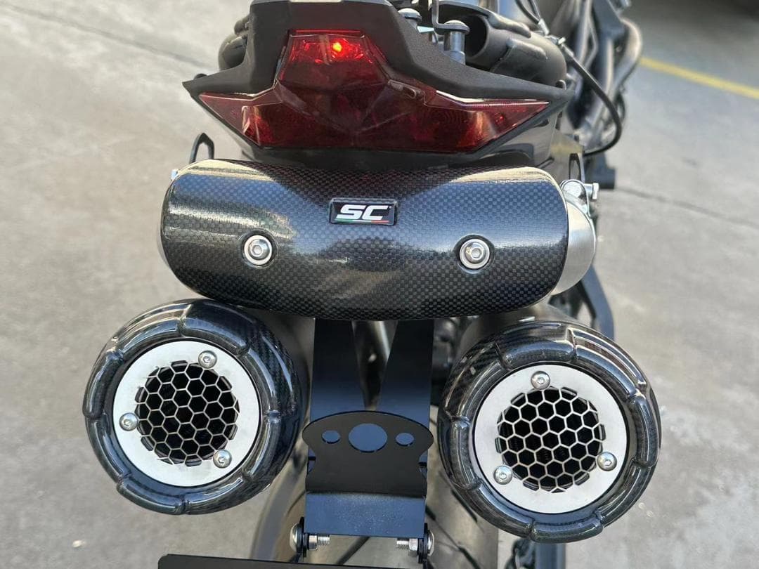 ZX4R/ZX25R フルエキゾースト テールアップ 2本出しマフラー - メルカリ