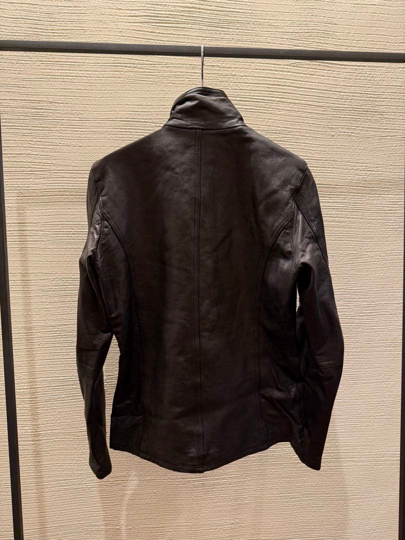 00s archive fuga leather biker jacket