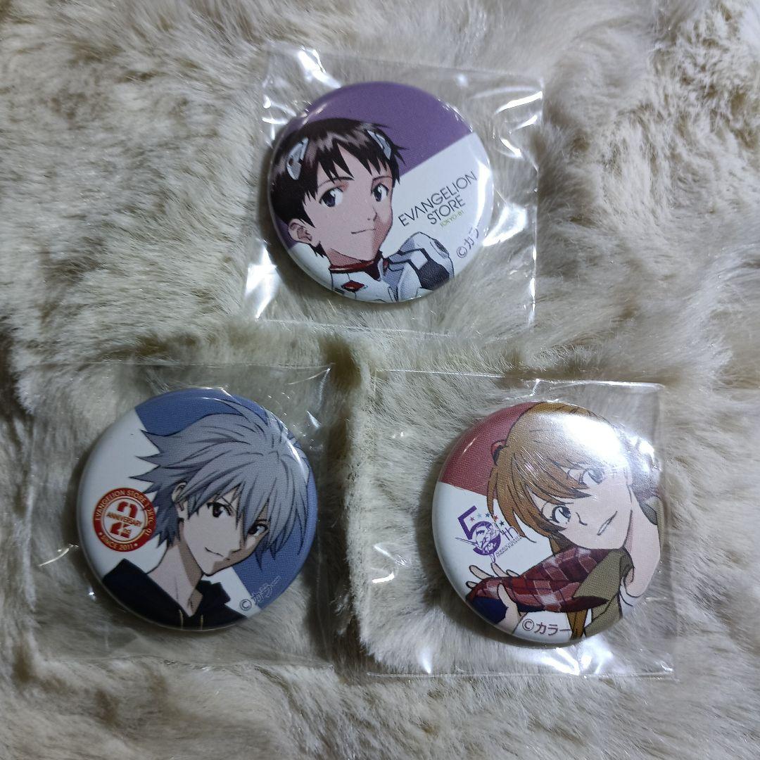エヴァンゲリオン エヴァストア 10周年 缶バッジ ミニ缶バッジ - メルカリ