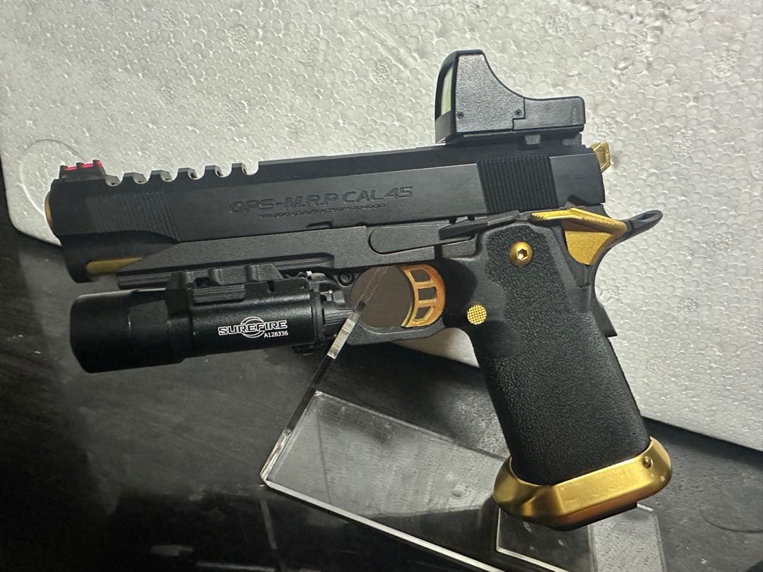 東京マルイ ハイキャパ5.1 ゴールドマッチカスタム ガスガン 18歳以上