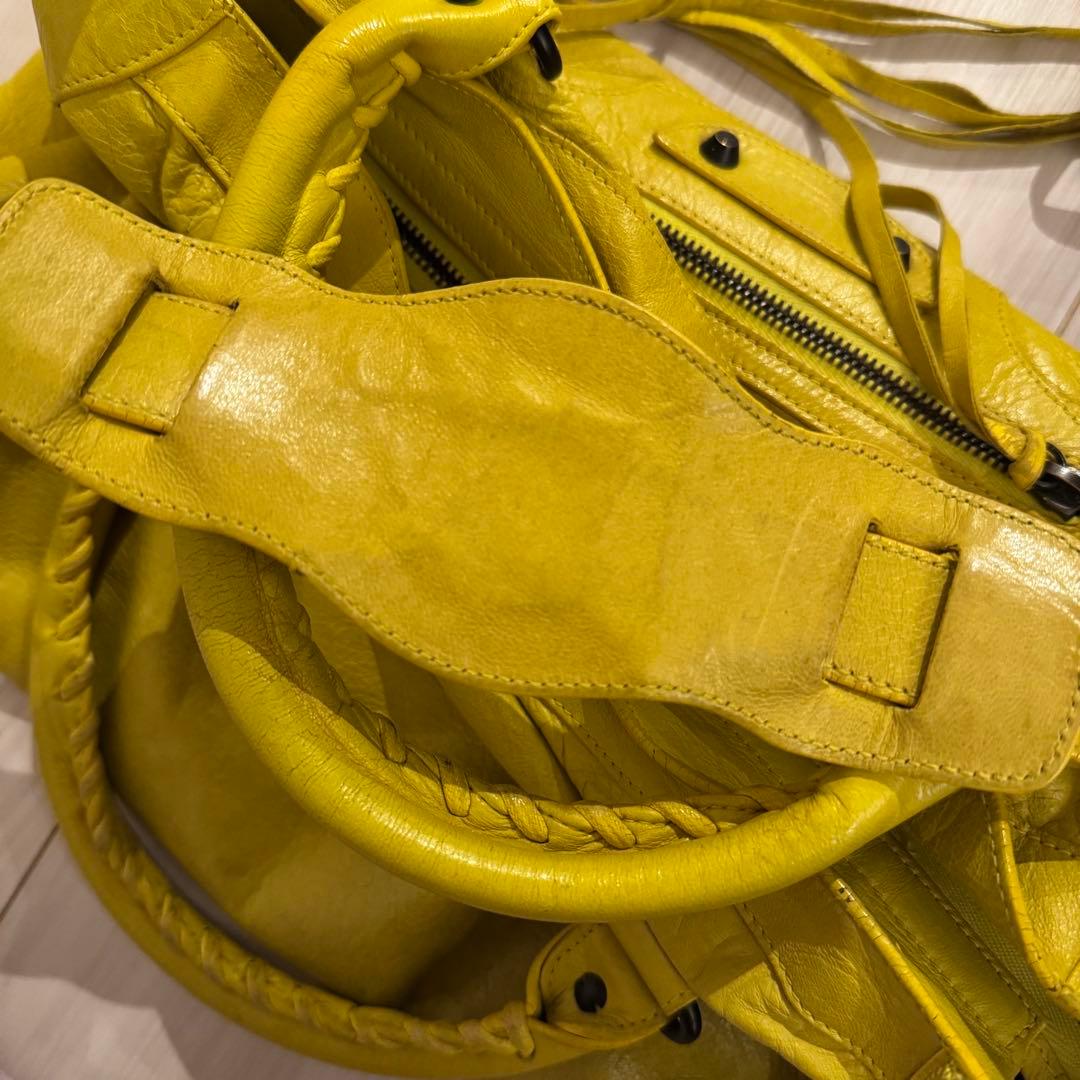 BALENCIAGAバレンシアガ the city 115748イエローバッグ