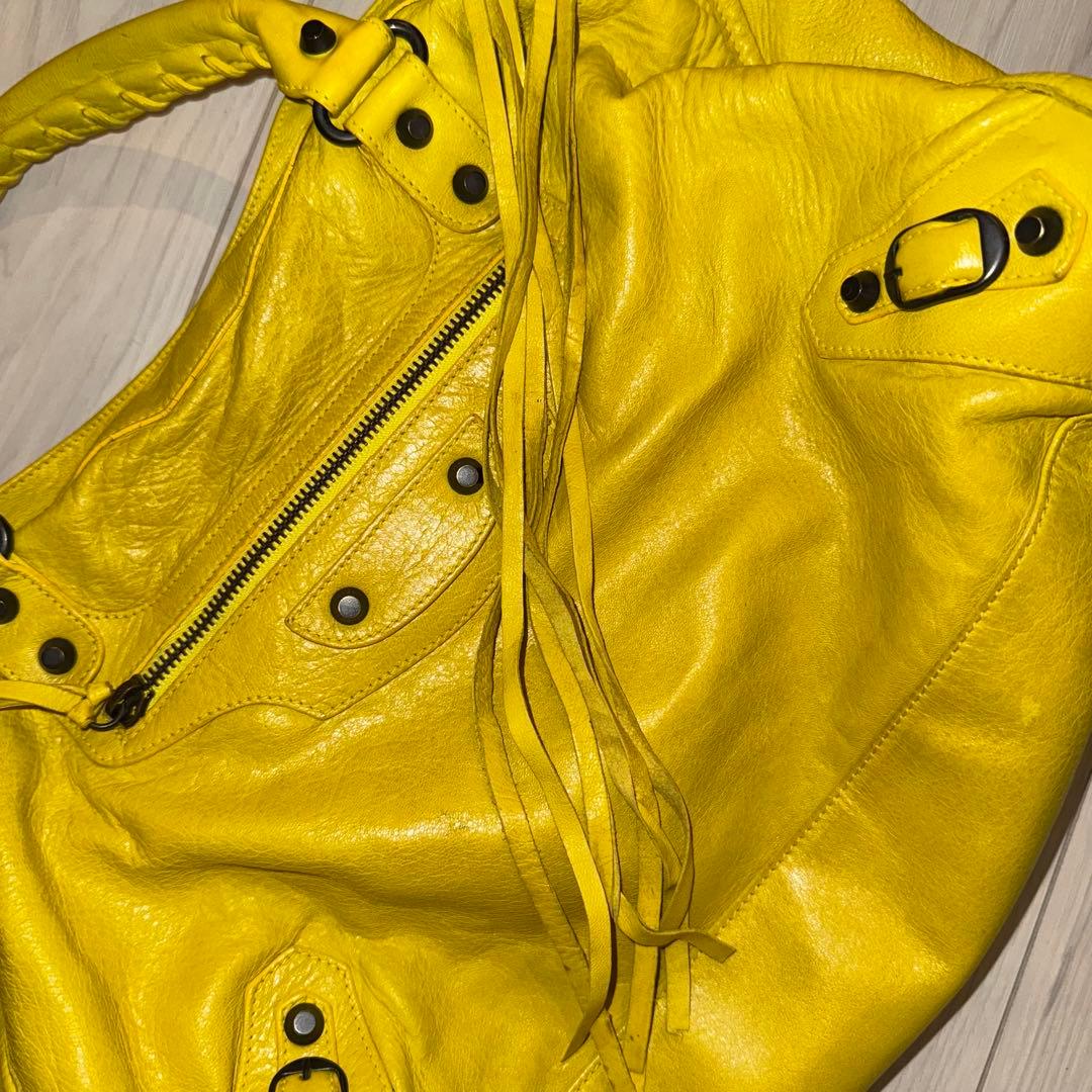 BALENCIAGAバレンシアガ the city 115748イエローバッグ