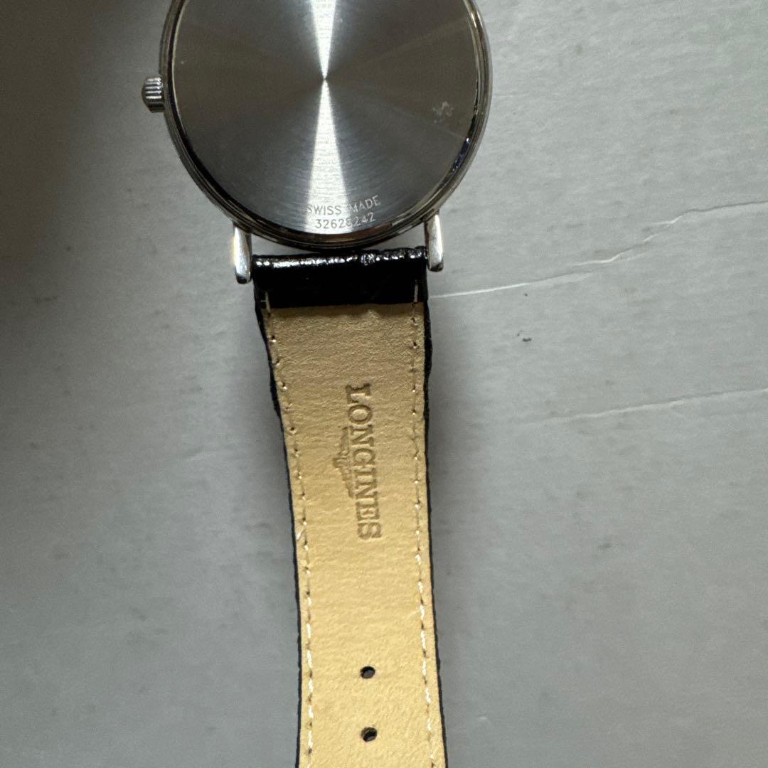 LONGINES 腕時計 アナログ ホワイト/ブラック