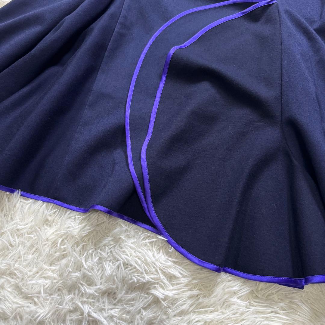 美品/希少✨ルイヴィトン スカート　フレア　ネイビー　34