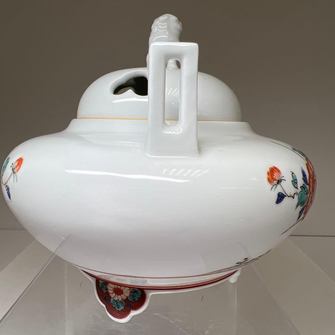 有田焼 冬山作 香炉 茶道具 ◇◇有田焼 鍋島窯 市川 冬山 青磁 香炉 三